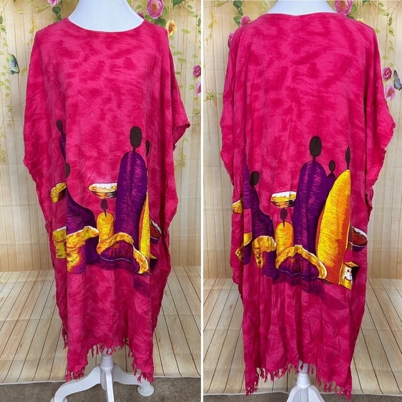 JACKPOT Pink Kaftan - Picture 1 of 11